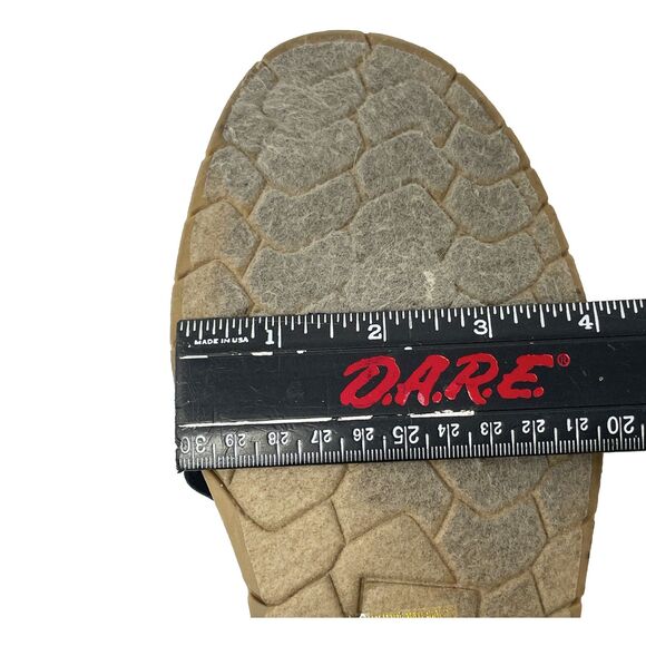 Curfew Women’s Black Flat Sandals Open Toe Ankle Strap 10 - Picture 7 of 9